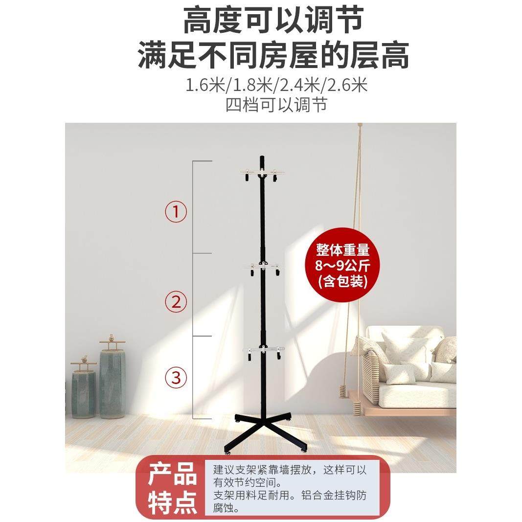 自行车挂车架顶天立地柱公路车挂墙架儿童车收纳展示架墙壁免打孔