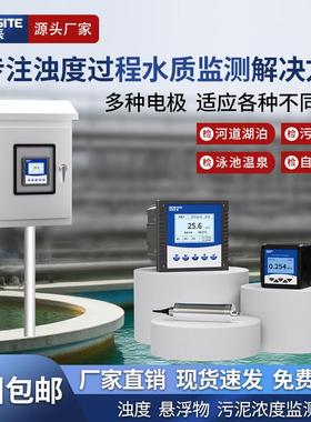 污水处理浊度检测仪电镀废水河道悬浮物检测仪MLSS工业污泥浓度计