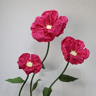 婚庆路引花成品泡泡花户外婚礼布置手工纸艺花橱窗道具装饰纸花