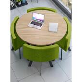 圆桌 咖啡桌和椅子 小公寓餐桌 采购产品谈判桌 餐桌 谈判接