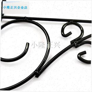 艺挂钩灯笼支架大门口吊钩阳台壁挂F花架花盆篮鸟笼路灯杆挂架件-