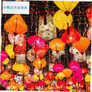 年国潮灯笼景区古镇街道亮化灯A笼网红夜景装饰花灯户外仿古灯笼-