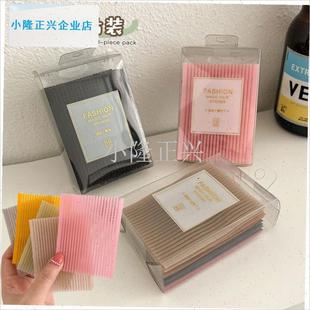 红彩色粘发帖刘海贴头顶发贴碎发整理H懒人神器大人魔术贴女头发-