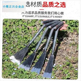 铲野菜大蒜剪刀手工铁铲铁柄y锄头栽花除草种菜园艺拔草铲子锄草-