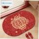 026新款 马年喜庆红色浴室地y垫吸水硅藻泥地垫厕所洗浴房防滑门