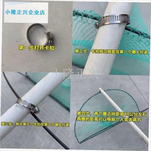 海网兜新款d不下水扒螺扒鱼虾网河虾米虾网拉网老式螺蛳工具折叠-