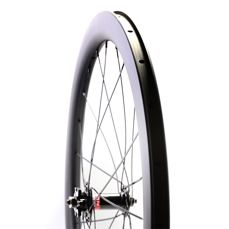 极速碳纤维轮组50mm碳刀自行车700EC管胎开口久裕D791六钉碟刹快