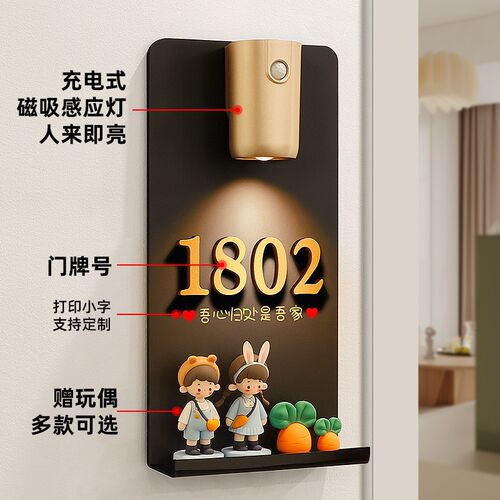 新品门牌号码牌家用入户r门定制2025年新款别墅住宅公寓房间门口