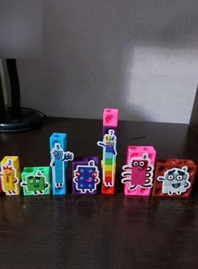 极速100pcs Numberblocks Multilink LinkinKg Counting Cubes Sn