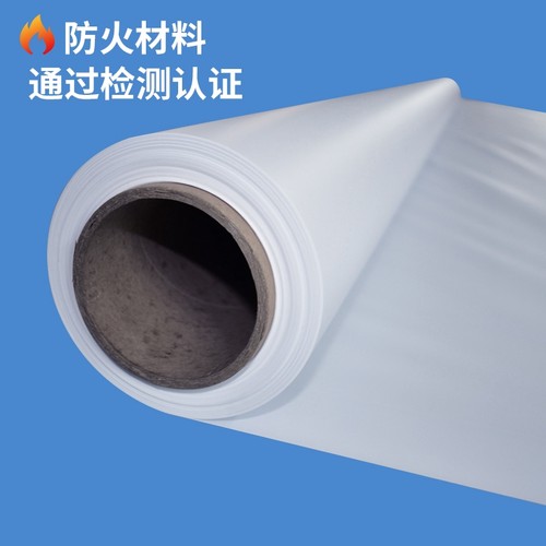 极速天花软膜透光膜uv软A白色透光灯箱窗帘背景灯箱布