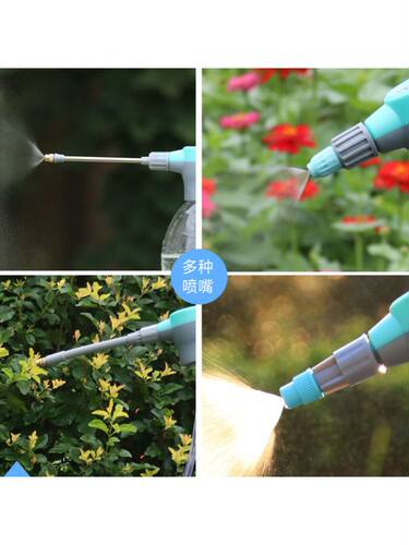 新品家用电动充电压式喷头塑料喷壶浇花洗车可Q搭配水管喷雾器洒