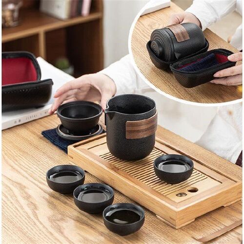 新品旅行茶具套装便携式包一壶二四茶道J客杯车载功夫户外随身游