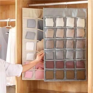 极速内挂裤 挂文胸置物架神储物挂袋墙衣 内衣袜子m双面收纳袋悬式