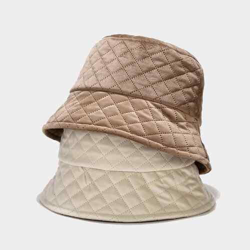 极速New Autumn Winter Grid Women CorduHroy Panama Bucket Hat