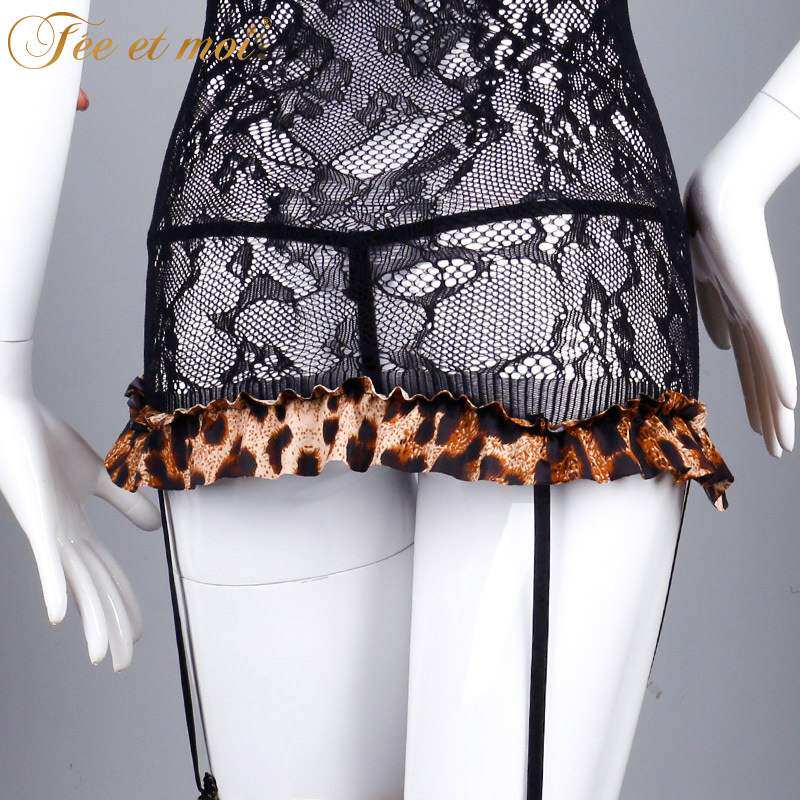 新品Sexy underwear new sEuropean and American leopard print