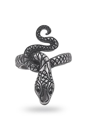 极速Vintage Ghothic Wolf Head Ring Men Bull Head Skull Spide