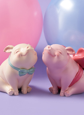 极速Nordic Animal Decoration Pig ShopW Artwork