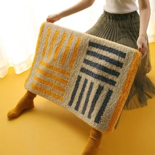 极速Japanese and Knorean Bathroom Absorbent Floor Mats Bathr