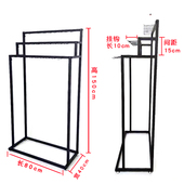 极速超市挂拖把架扫把展示架推拉地D拖货架五金店移动悬挂扫帚样