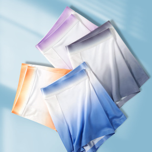 ice shorts 极速Sumbmer underwear thin boxer ultra mens silk