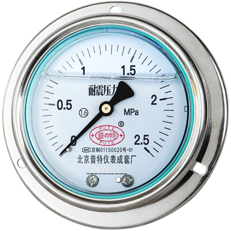 极速YN-100BF/ZT不锈u钢耐震压力表轴向带边抗震全304材质油压液,农用物资,苗木固定器/支撑器,淘宝优惠券,粉丝福利购,淘宝优惠卷