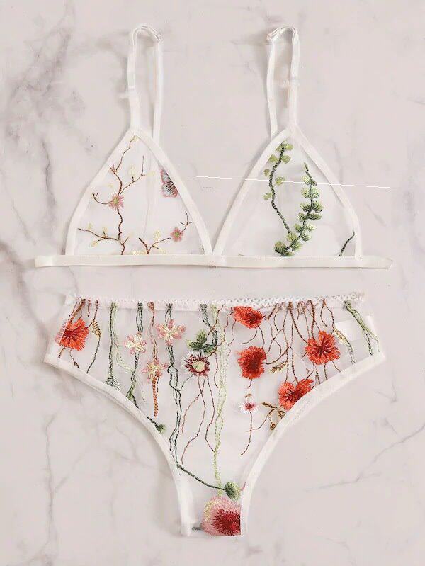 新品Eroctic lingerie Two-piece transparent lingerie