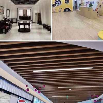 极速厂款新品棚架格栅p网格栅格珊rr客v餐厅铝单板方通商场吊顶金