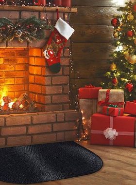 极速Fire Pit Mat Durable Protective Ember MPad Fireproof Bla