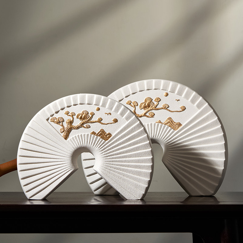 极速创意陶瓷工艺品新中式禅意摆件D客厅玄关酒柜博古架摆设样板,家居饰品,装饰摆件,淘宝优惠券,粉丝福利购,淘宝优惠卷