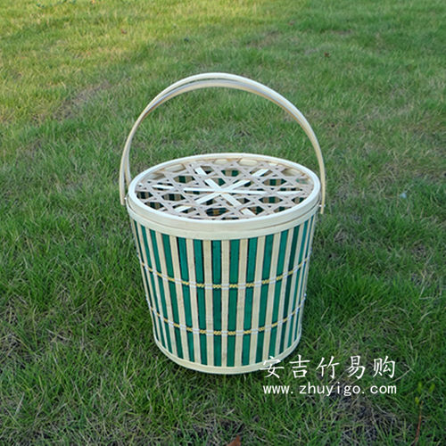 新品竹篮,竹篮子,鸡蛋篮,螃蟹篮水果篮  粽U子篮  杨梅篮