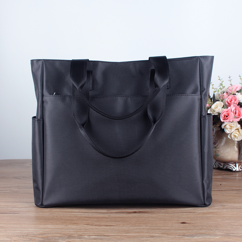 手提文件袋办公用包文件包防水大容量商务女公文包男会议包宣传袋