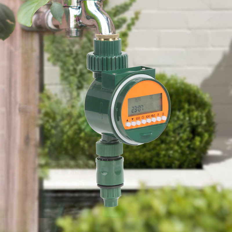 自动浇水浇花定时器花园阳台智能滴灌菜地喷淋微喷喷头雨水感应器