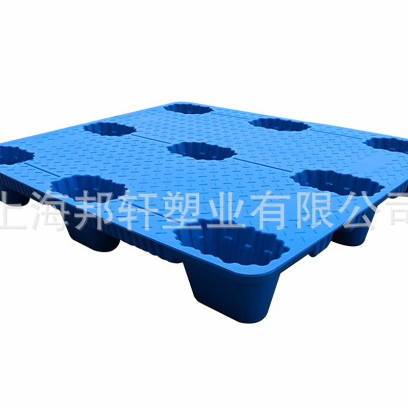 1212吹塑九脚托盘1.2米*1.z2米正方形塑料托盘塑胶卡板九脚防潮板