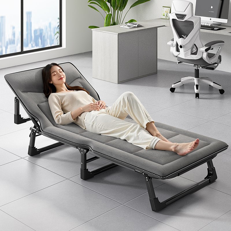 折叠床单人床办公室午休躺椅便携式家用午睡神器轻便行军床简易床