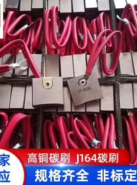 碳刷25x32电机水泥钢铁厂用J1A64铜电刷2532电机碳刷厂家供应