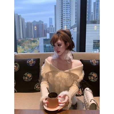 With 99jiu【钟爱羽毛】高级气质耳环女长款仙气耳坠百搭晚宴配饰