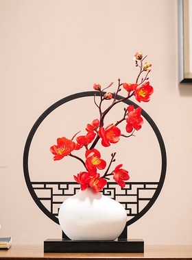 进门入户玄关隔断摆件现代轻奢家居客厅多宝阁五斗柜新中式装饰品