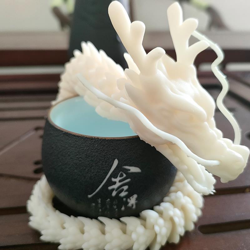 3D玩具创意手办模型礼物动物装饰玩偶关节可活动的夜光中国变色龙