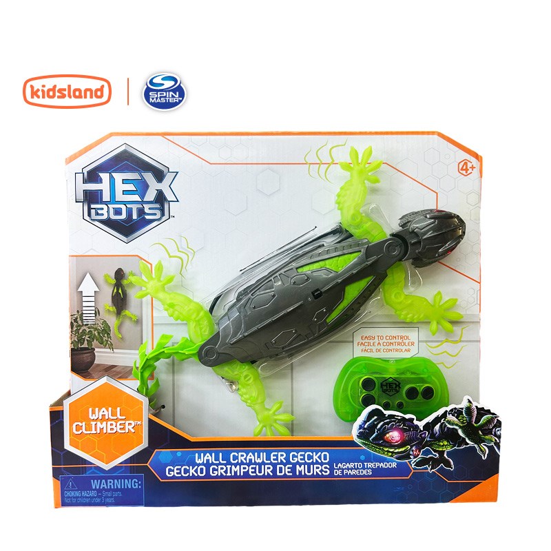 赫宝真壁虎男孩玩具礼物智能电动遥控动物充电可墙壁爬行