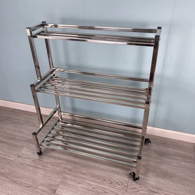 花架户外不锈钢落地式花盆架简约客厅室内铁艺阳台绿植阶梯花架子