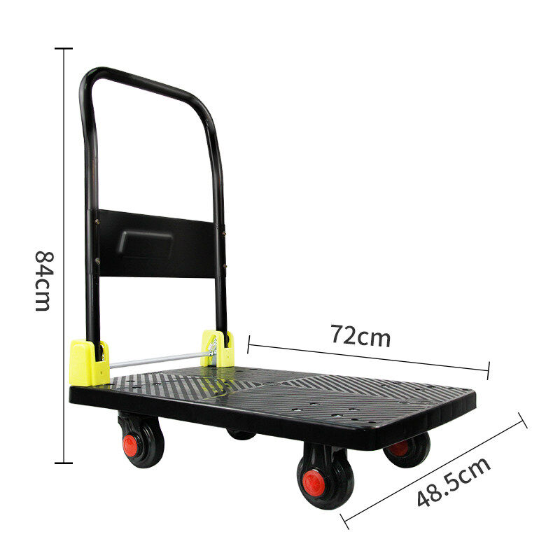 手推车小拉车折叠购物行李车搬运拉货车买菜拉杆车可携式平板车推