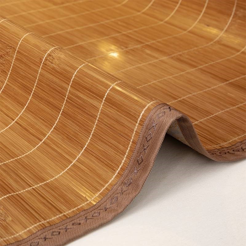 竹席夏天学生宿舍夏季o可折叠竹子凉席1.5米单人床草席子寝室1米2