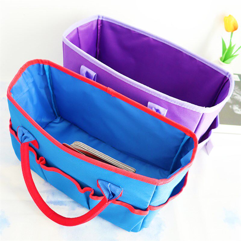 多口袋收纳包大容量儿童玩具袋子便捷多口袋手提带结实耐用牛津袋