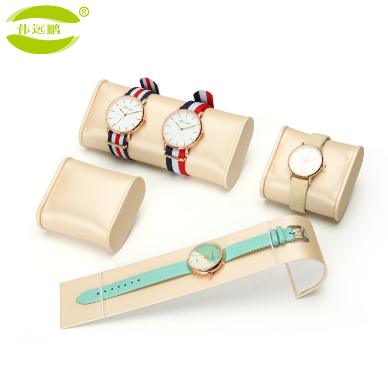 时尚手表展示道具珠宝柜台收纳手表支架J手表家用收纳枕头包展示