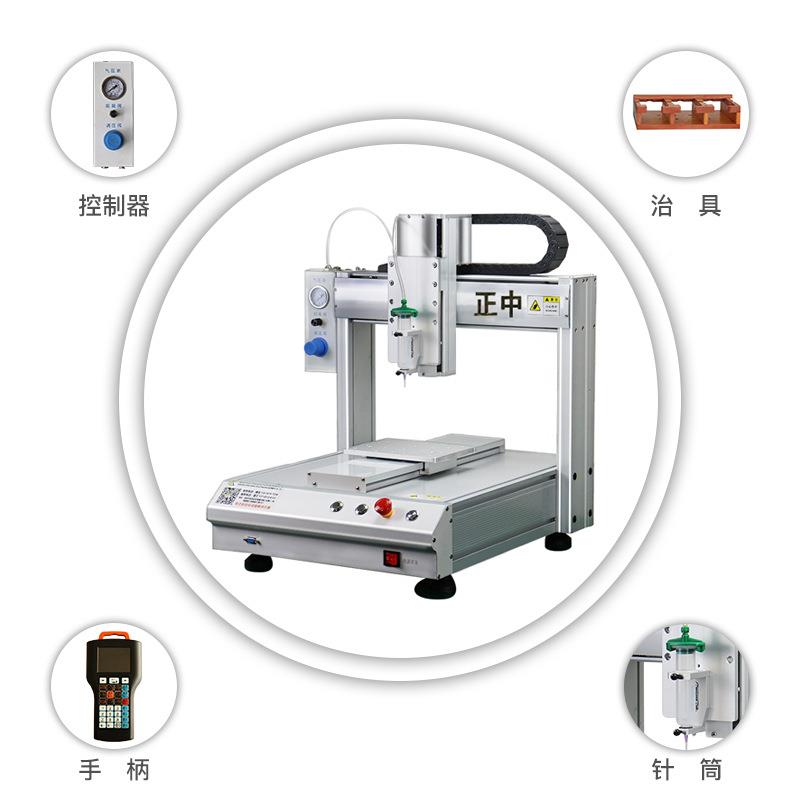 电产品涂胶机三轴轴LE灯PC四DB板全自子动点胶机数据线耳TFM机点