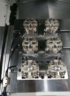 system3R气动100火花机NC卡盘D75卡盘手动多工位横立曲头非标