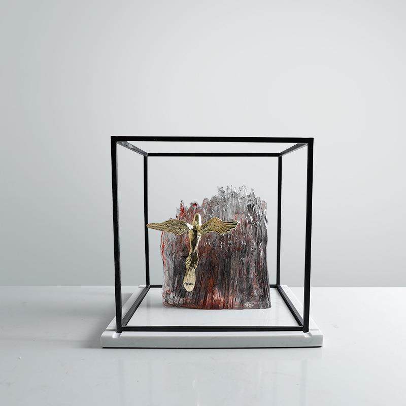 新中式创意大理石底座金属框架抽象树脂摆件样板房书房艺术装饰品,农机/农具/农膜,播种栽苗器/地膜机,淘宝优惠券,粉丝福利购,淘宝优惠卷