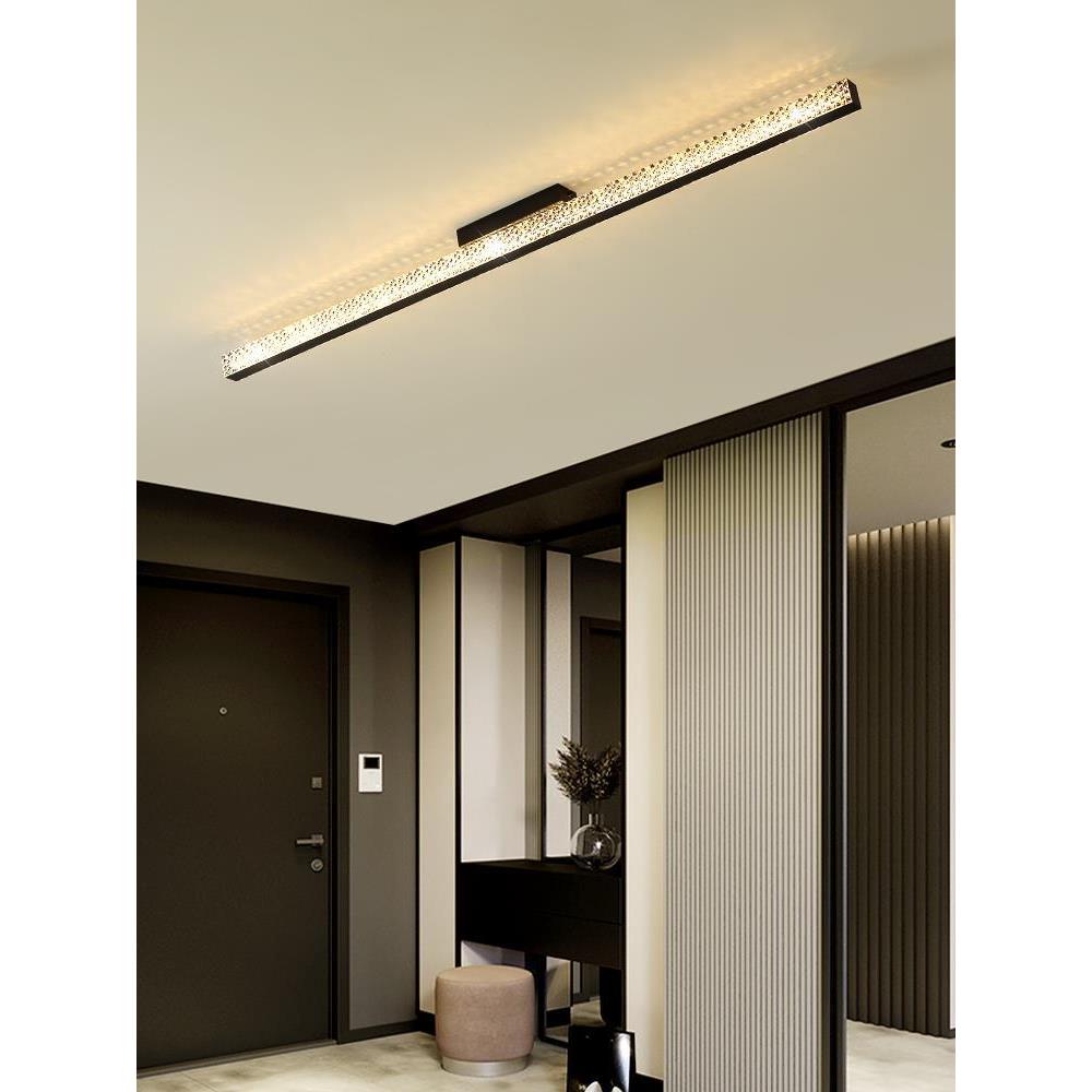 长条过道灯走廊灯简约现代网红玄关入户阳台极简轻奢线条吸顶灯具