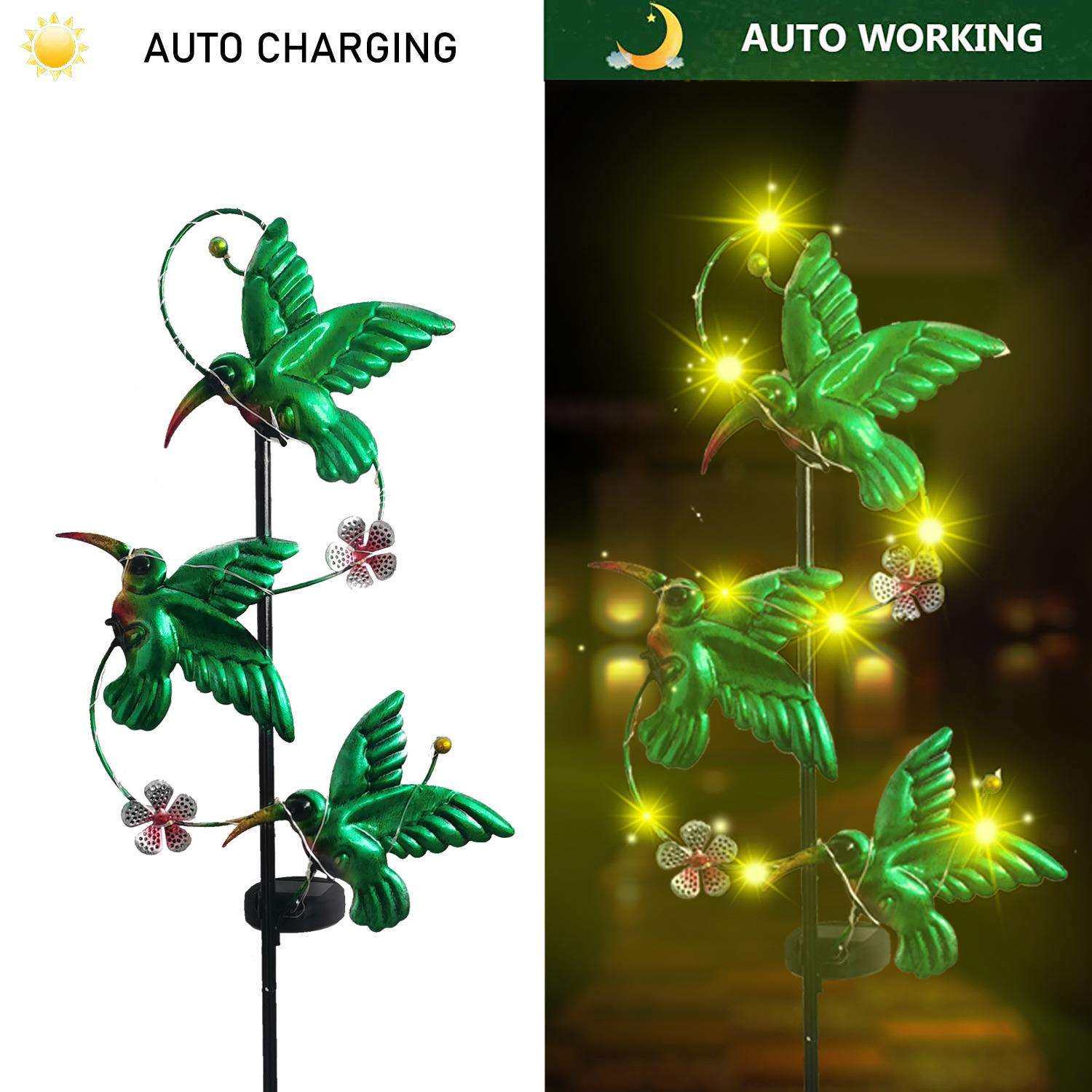 跨境新品太阳能铁艺草坪灯蜂鸟田园地插灯庭院装饰景观卡通花园灯,农机/农具/农膜,播种栽苗器/地膜机,淘宝优惠券,粉丝福利购,淘宝优惠卷