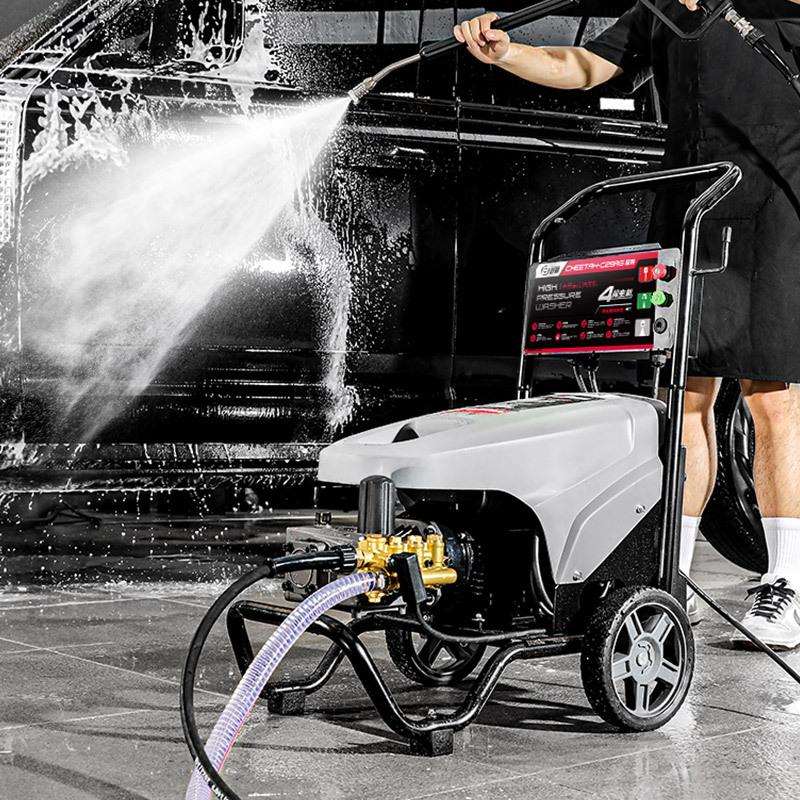 绿霸C29CG380V2500瓦猎豹高压清洗机洗车刷车泵绿田工业级洗车机